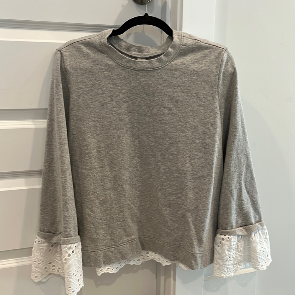 Allison Joy Grey Sweatshirt - Small